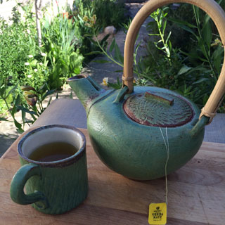 teapot with cup