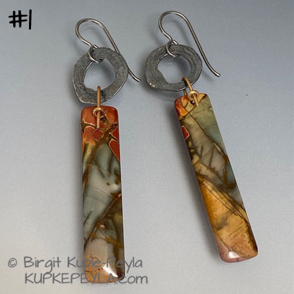 Red Creek Jasper Earring Dangles